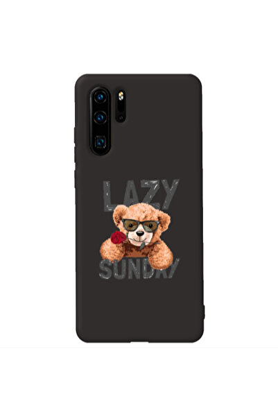 Other Huawei P30 Pro Lazy sunday Black Colored Silicone TPU Θήκη