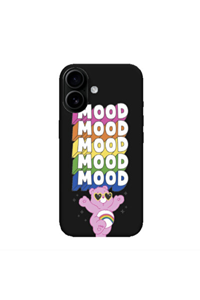 Other Apple Iphone 16 plus Mood Black Colored Silicone TPU Θήκη