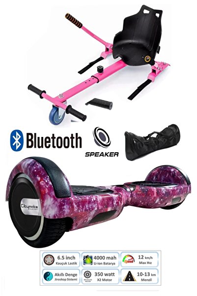 CityMate Elektrikli Kaykay Scooter Hoverboard Akıllı Dengeli + Hover Kart + Ç...