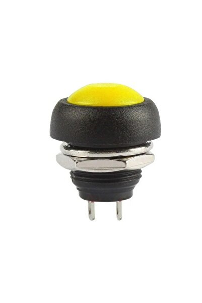 Roboyol Store 12mm PBS-33B Push Buton Sarı