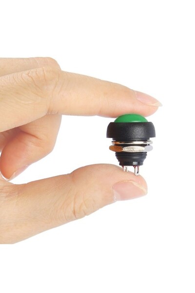 Genel Markalar 12mm PBS-33B Push Buton Yeşil