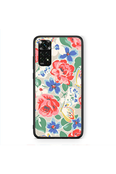 Other Xiaomi Redmi Note 11 Pro 5G Lady roses Black Glossy Θήκη