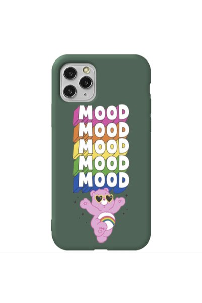 Other Apple iPhone 11 Pro Max Mood Dark Green Colored Silicone TPU Θήκη