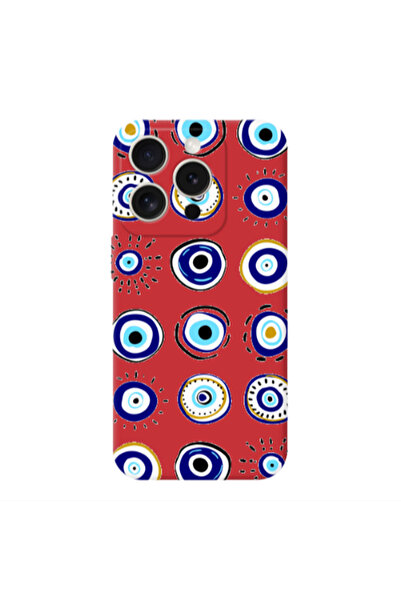 Other Apple Iphone 16 Pro Beads Red Colored Silicone TPU Θήκη