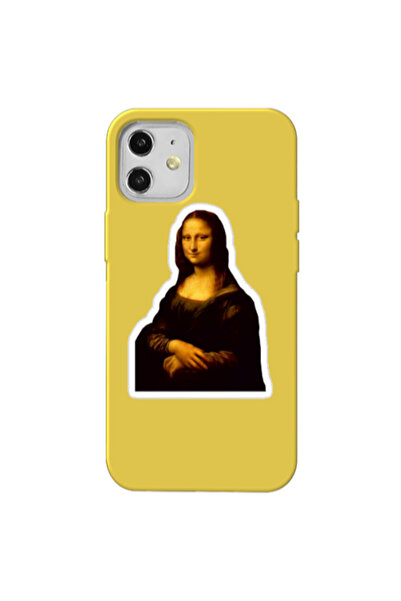 Other Apple iPhone 12 Davinci Yellow Colored Silicone TPU Θήκη