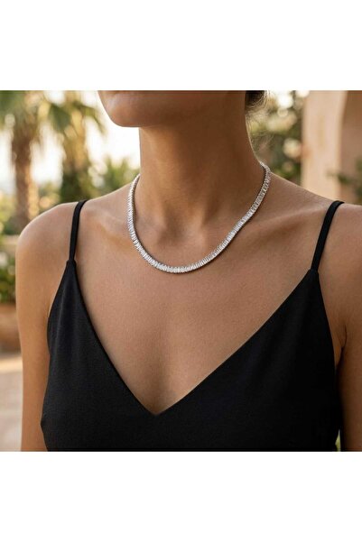MITH SB TAKI Waterway Necklace |   3 mm Stainless Steel Necklace 40+5 cm