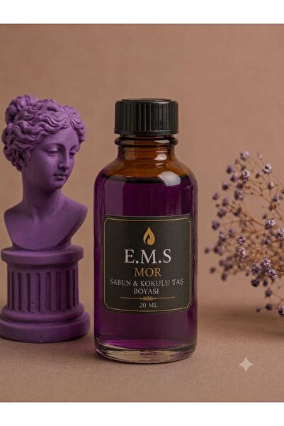 E.M.S AVM 20 ML MOR SABUN VE KOKULU BOYASI TAŞ KOLONYA BOYASI 1.KALİTE