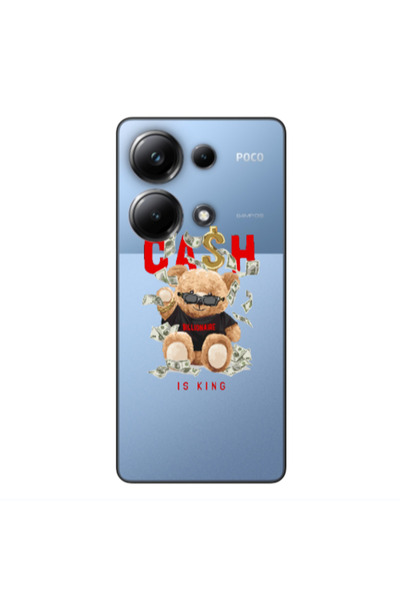 Other Xiaomi Poco M6 Pro 4G Cash is king Transparent Silicone TPU Θήκη