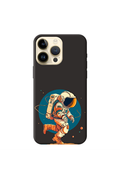 Other Apple iPhone 13 Pro Max Run Space Black Colored Silicone TPU Θήκη