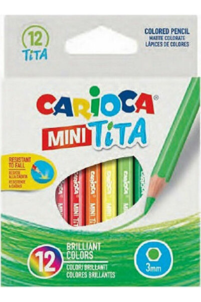 carioca Σετ χρωματιστών μολυβιών Μίνι Τίτα, Συσκευασία 1 τεμαχίου