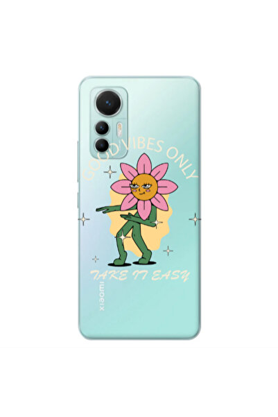Other Xiaomi Mi 12 Lite Good Vibes Only Transparent Silicone TPU Θήκη