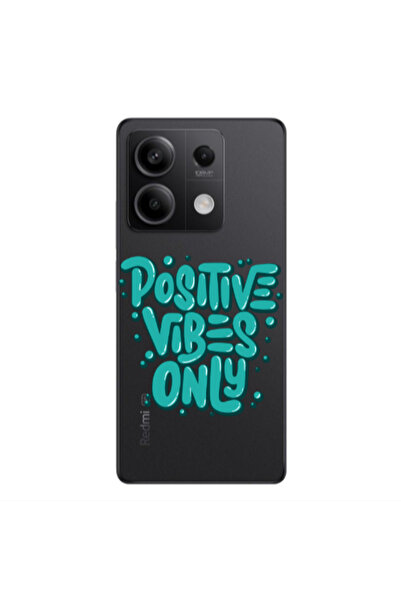 Other Xiaomi Redmi Note 13 5G Positive Vibes Only Transparent Silicone TPU Θήκη