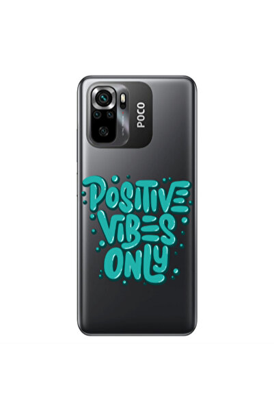 Other Xiaomi Poco M5 s Positive Vibes Only Transparent Silicone TPU Θήκη