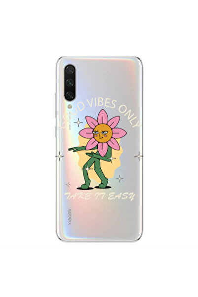 Other Xiaomi Mi 9 Lite Good Vibes Only Transparent Silicone TPU Θήκη