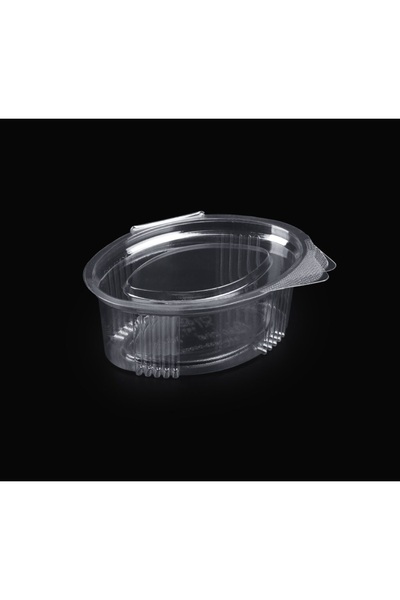 OEM Οβάλ δοχείο σάλτσας 70 ml με ενσωματωμένο καπάκι 100 τεμάχια/σετ (σετ πάν...