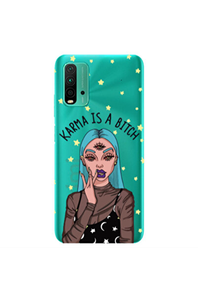 Other Xiaomi Redmi 9T Karma is a bitch Transparent Silicone TPU Θήκη