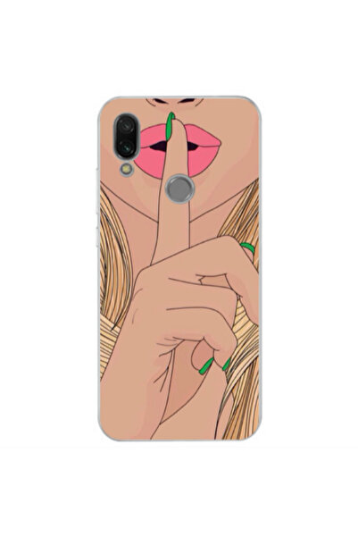 Other Xiaomi Redmi Note 7 Shut up Transparent Silicone TPU Θήκη
