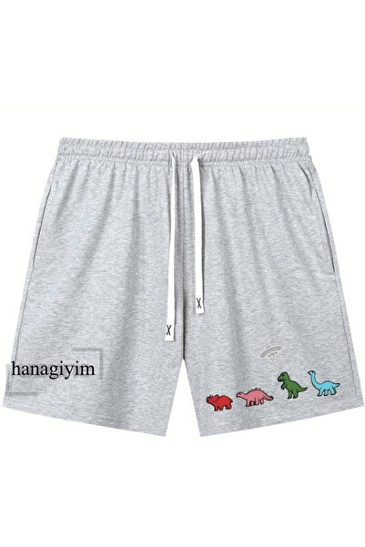 bellanova Hanangiyim Unisex Daily Combed Cotton Elastic Shorts