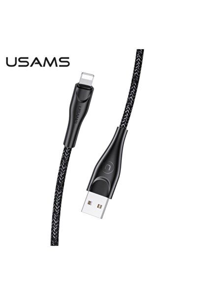 Usams Cablu USB-A la Lightning U41, 3m, Negru
