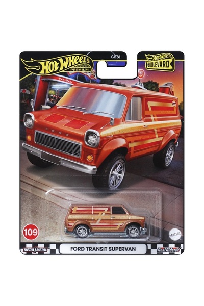mattel Masinuta Hot Wheels Boulevard Premium, Ford Transit Supervan, 1:64, Po...