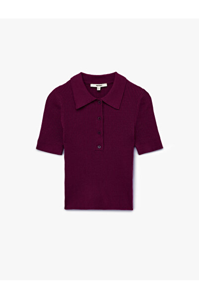Koton Polo Neck Knit Sweater