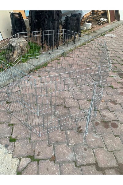EMRAH DEMİR KAFESCİLİK DMR PET Köpek Kedi Tavşan Oyun Çiti 65x65 cm – 3 mm Ka...