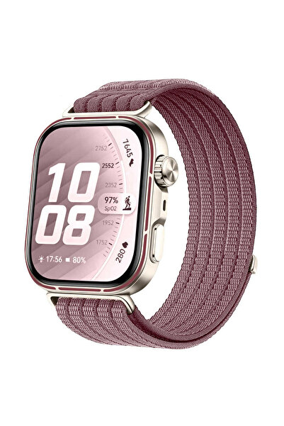 Techsuit Curea smartwatch W085 pentru Huawei Watch Fit 5, ajustabila, visiniu