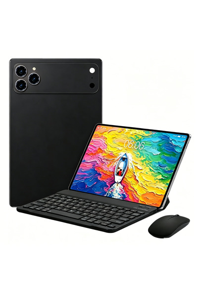 W&O 2in 1 Tablets with Keyboard, Mouse, Case, Stylus,Tablet 11 Inch Android 1...