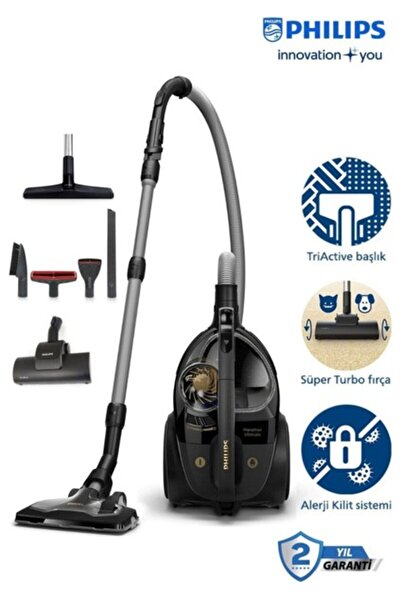 Philips Pihilips Sessiz ve Güçlü 5 Yıl Garanti Marathon Ultimate Toz Torbasız...
