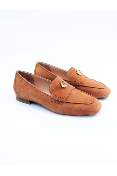 Tenau Women's Genuine Leather Ballerinas Tan