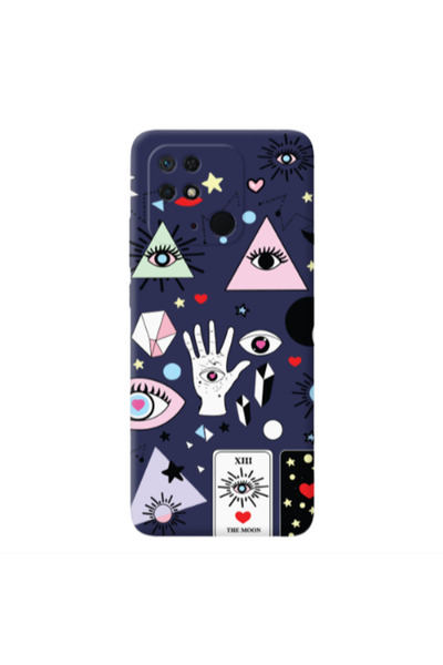 Other Xiaomi Redmi 10C Pyramid eyes Dark blue Colored Silicone TPU Θήκη