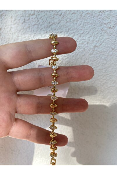 giez Special Series cm Gold Bracelet with Drop Stones