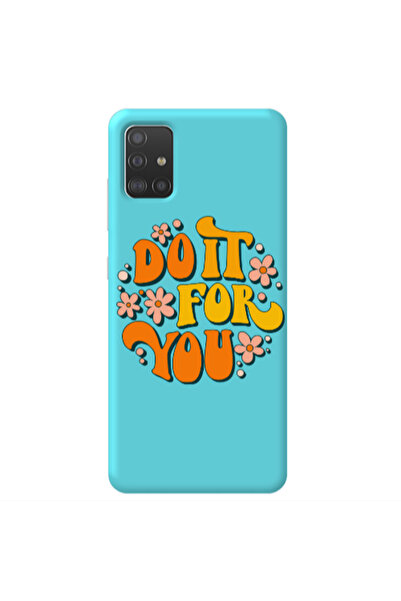 Other Samsung A51 Do it For You Turquoise Colored Silicone TPU Θήκη