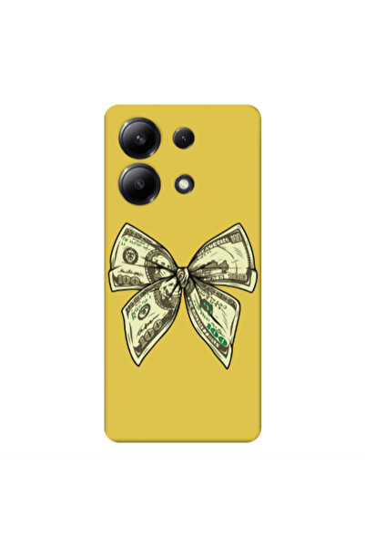 Other Xiaomi Redmi Note 13 4G Bowtie Dollars Yellow Colored Silicone TPU Θήκη