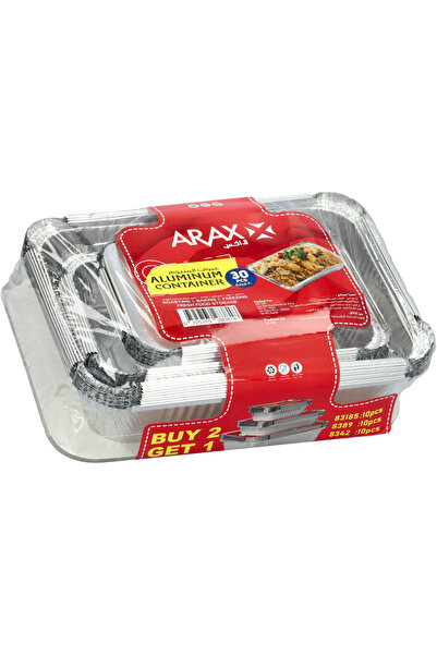 ARAX Aluminium Container 8325 + 83120 + 83190 3x10's