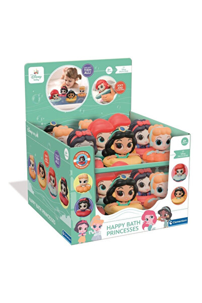 CLEMENTONI Set jucarii baie Disney printese multicolor 4 piese