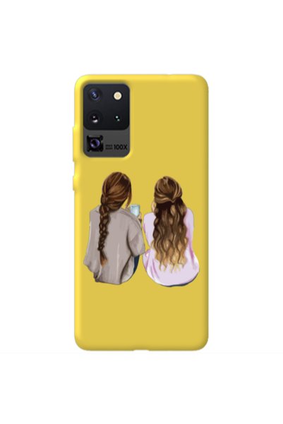 Other Samsung S20 Ultra Friends Yellow Colored Silicone TPU Θήκη
