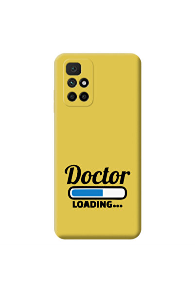 Other Xiaomi Redmi 10 2022 Doctor Loading Yellow Colored Silicone TPU Θήκη