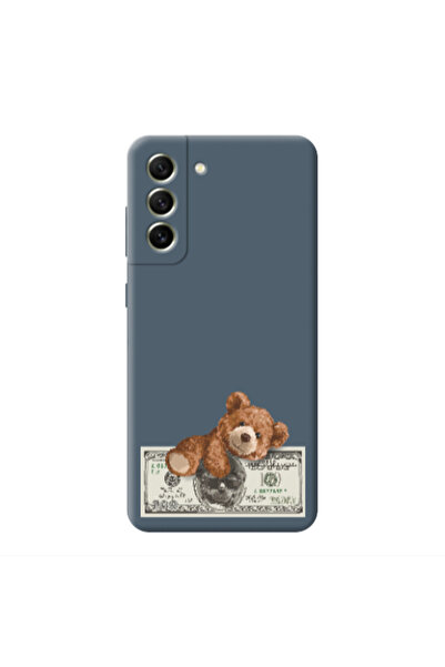 Other Samsung S21 PLUS Money Style Dark Grey Colored Silicone TPU Θήκη