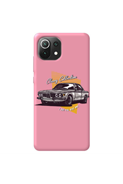 Other Xiaomi Mi 11 Lite Classy Collection Pink Colored Silicone TPU Θήκη