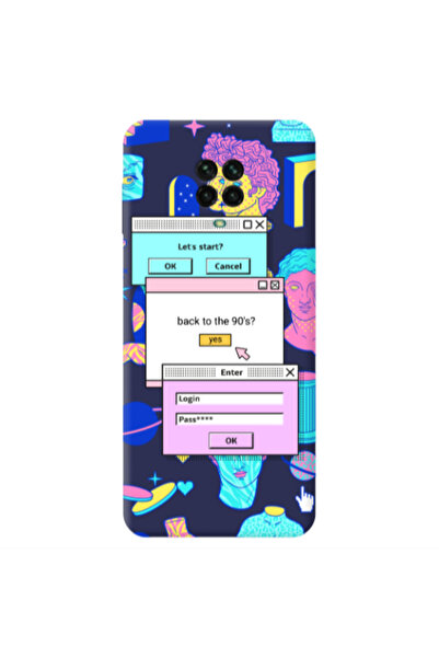 Other Xiaomi Redmi Note 9 Pro Enter Login Dark blue Colored Silicone TPU Θήκη