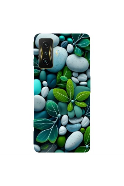 Other Xiaomi Poco F4 Gt Pebbles Transparent Silicone TPU Θήκη