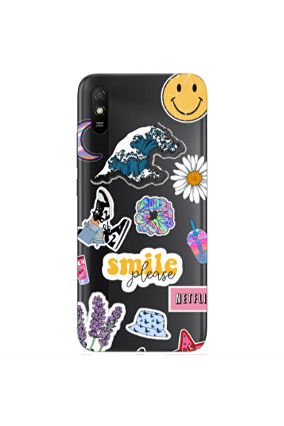Other Xiaomi Redmi 9A Smile Moon Transparent Silicone TPU Θήκη