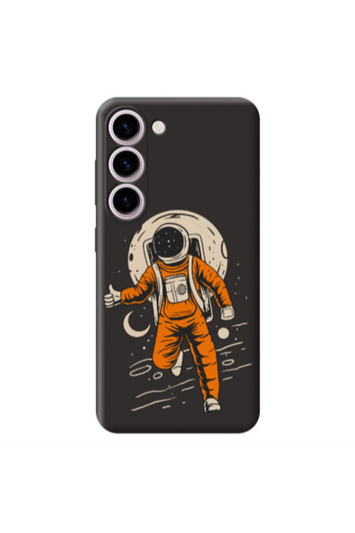 Other Samsung S23 Plus Hitchhike Black Colored Silicone TPU Θήκη