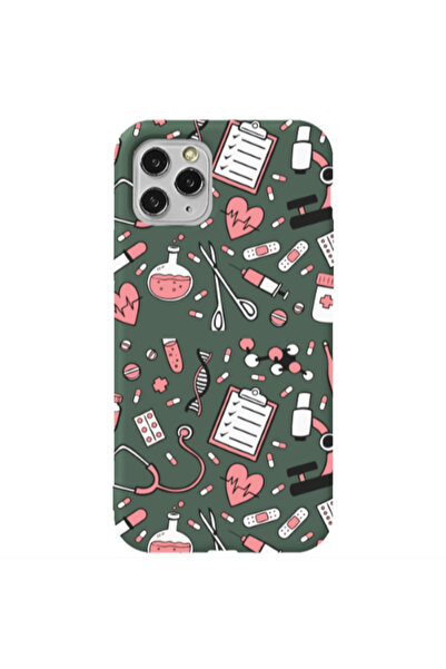 Other Apple iPhone 11 Pro Laboratory Dark Green Colored Silicone TPU Θήκη