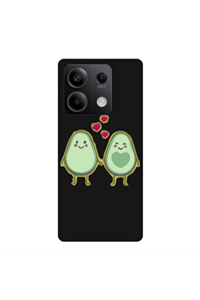 Other Xiaomi Redmi Note 13 5G Avocados Black Colored Silicone TPU Θήκη
