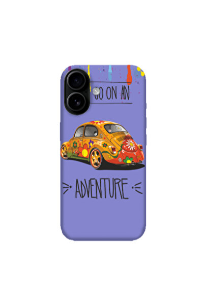 Other Apple Iphone 16 plus Adventure Purple Colored Silicone TPU Θήκη