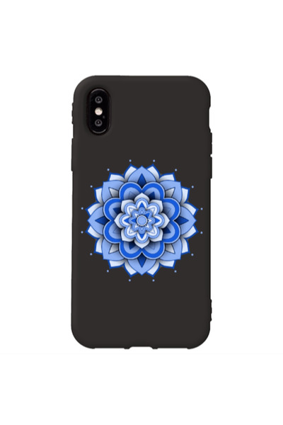 Other Apple iPhone Xs Max Manadala D9 Black Colored Silicone TPU Θήκη