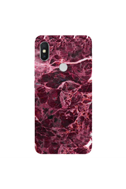 Other Xiaomi Redmi S2 Marble Cherry Transparent Silicone TPU Θήκη