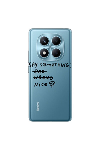 Other Xiaomi Redmi Note 14 Pro Say Something Transparent Silicone TPU Θήκη